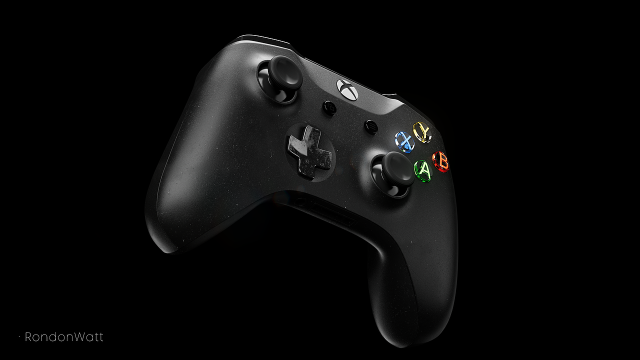 渲染练习 #04 Xbox控制器材质渲染练习（图ZMzgxNjI2NTI4） - 产品 - 站酷设计师Rondonwatt原创素材 - 站酷ZCOOL
