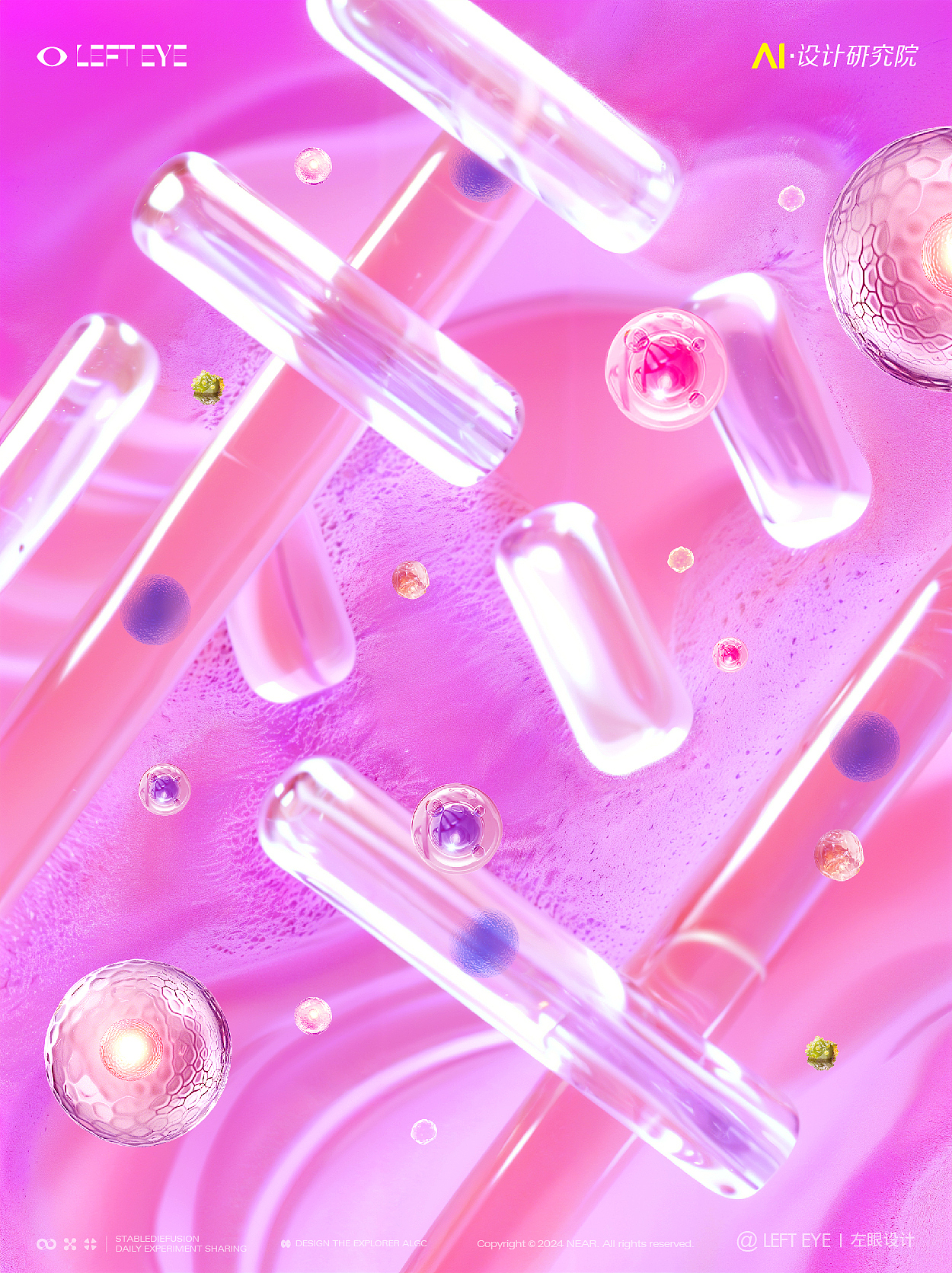 AIGC·医疗科技海报（图ZMzgxNjMyNDA4） - 海报 - 站酷设计师左眼设计AIGC原创素材 - 站酷ZCOOL