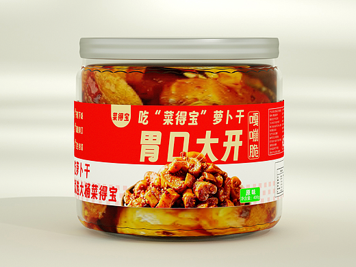 菜得宝-萝卜干标签设计