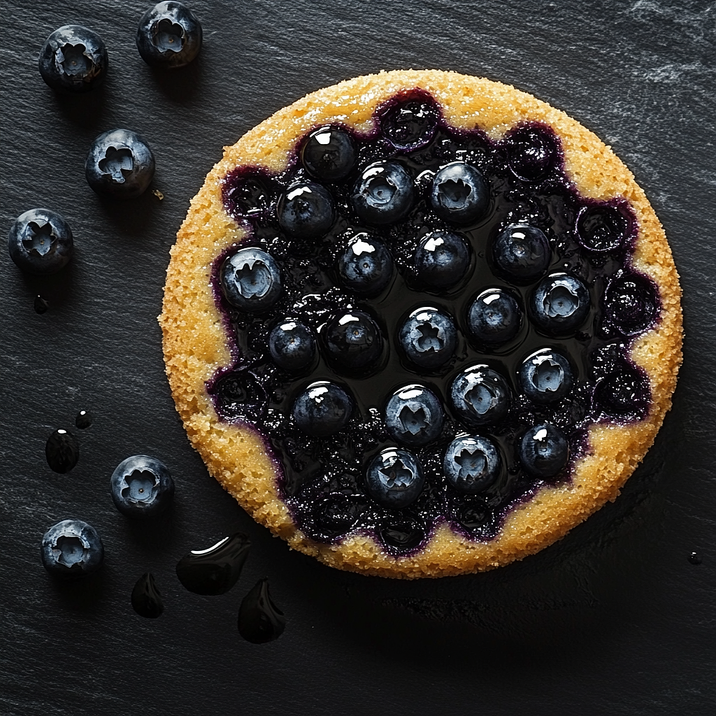 水果蛋糕顶视图摄影