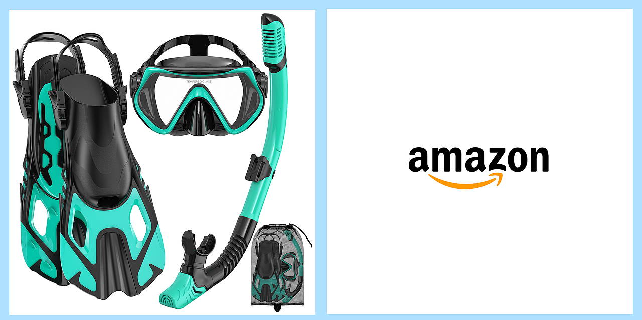 亚马逊潜水套装 主图A+