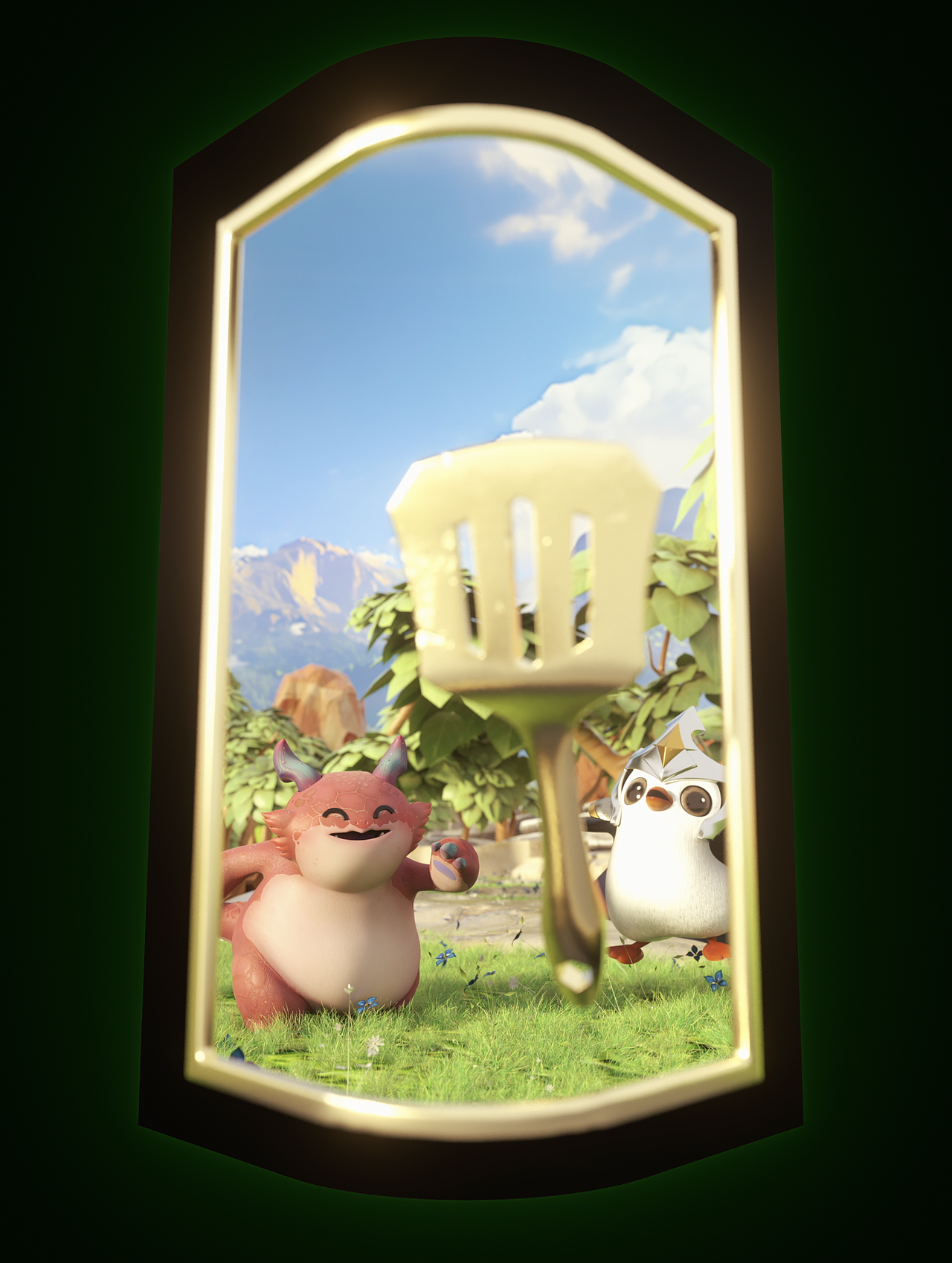 金铲铲之战｜Thailand Game Show裸眼大屏（图ZMzgxNjcxMTI4） - 动画/影视 - 站酷设计师鲜粒艺术原创素材 - 站酷ZCOOL