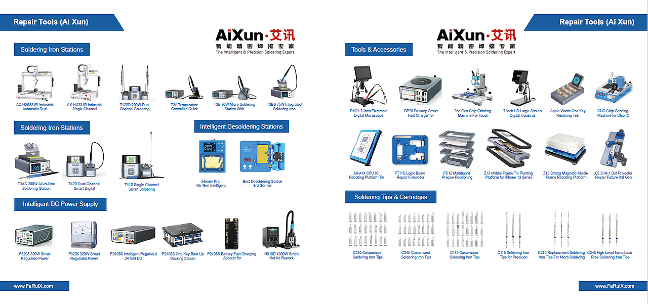 Faruix产品手册目录