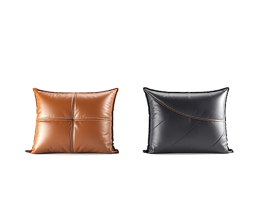 3dmax皮革抱枕建模渲染