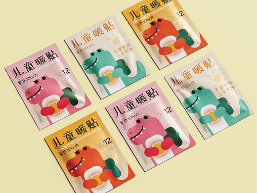 Design & Illustration ｜ 儿童暖贴包装设计