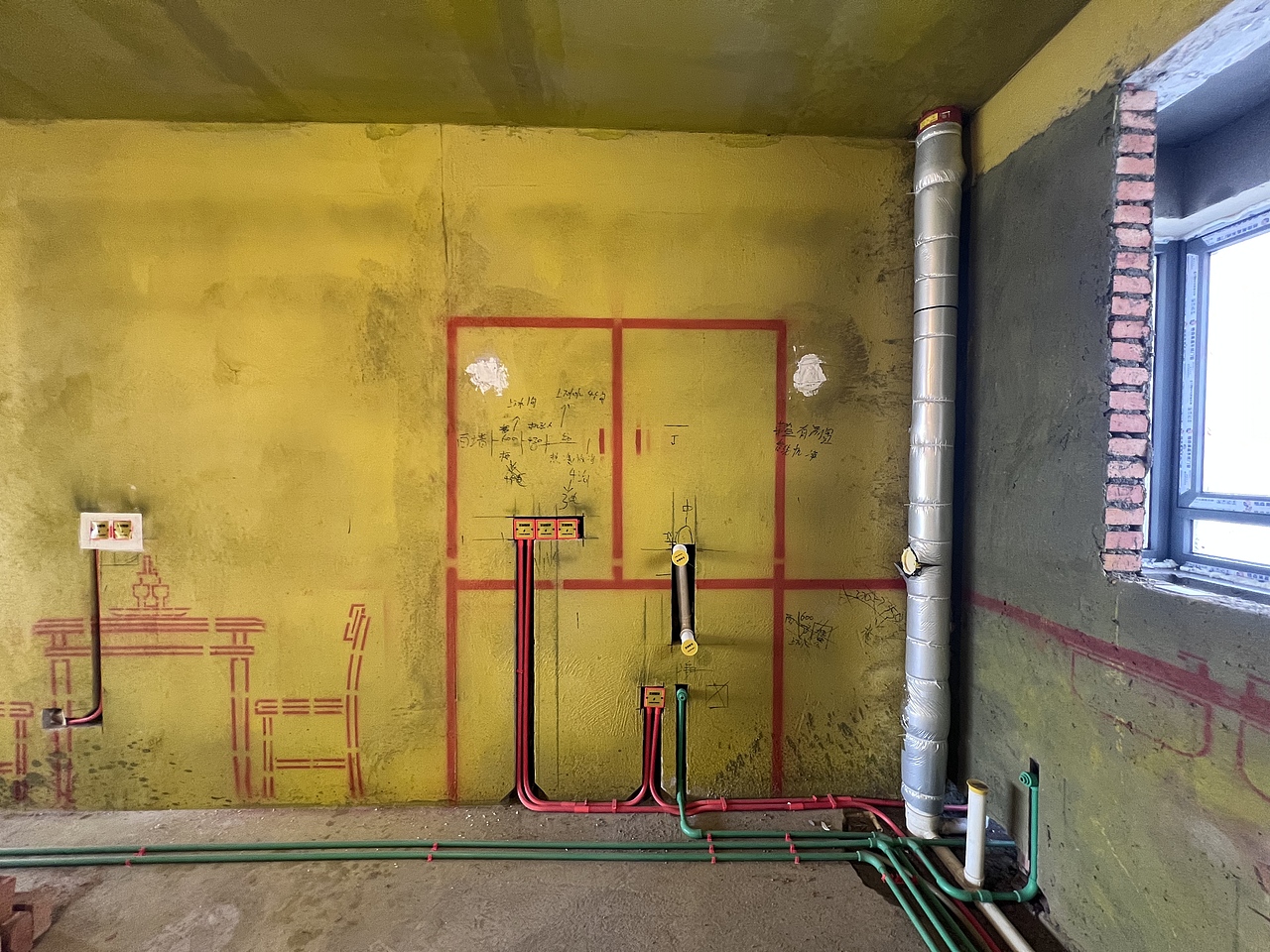 宝地六期一号楼232水电隐秘图