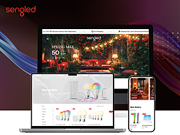 Sengled生迪照明-智能照明Shopify海外店铺定制设计