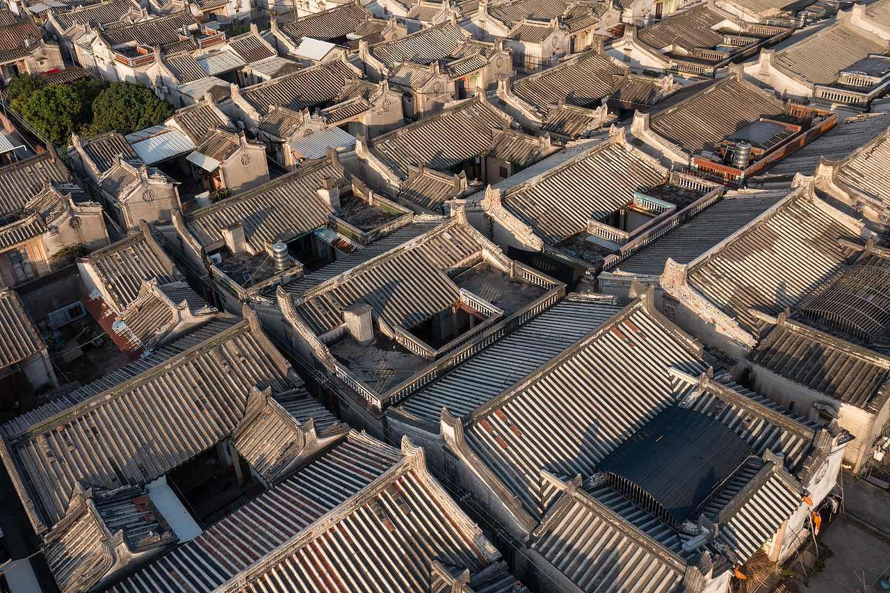 潮汕古村建筑群（图ZMzgxNzA3OTAw） - 环境/建筑摄影 - 站酷设计师逆光飞行_原创素材 - 站酷ZCOOL