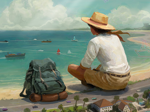 海边