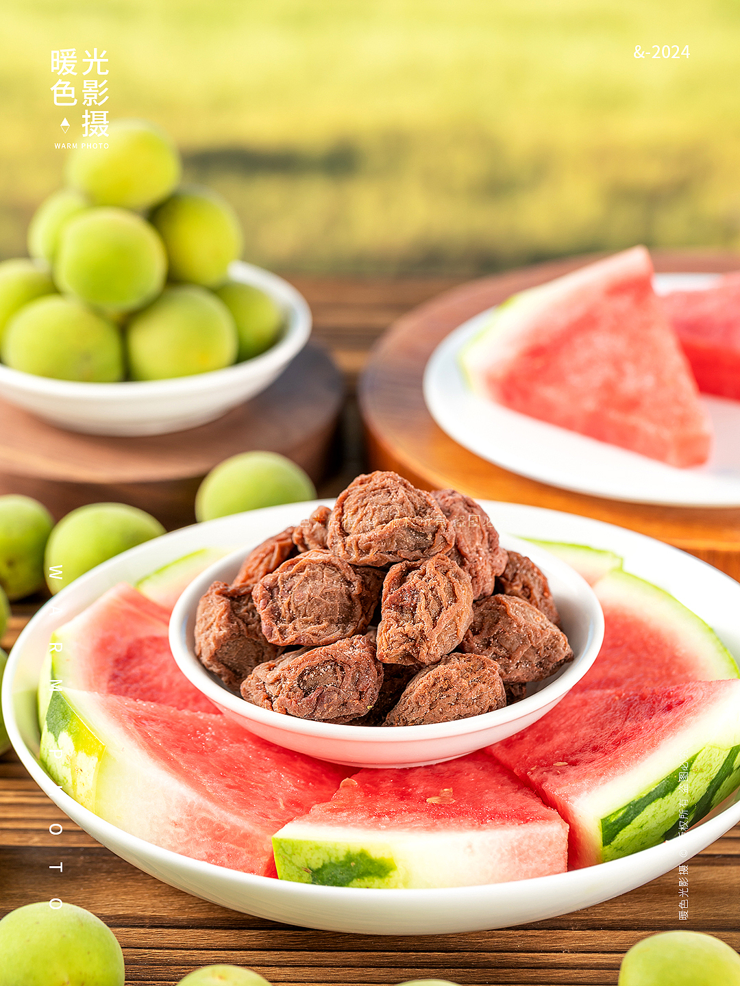 果干 梅干 青梅干 拍摄 产品拍摄