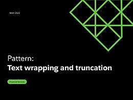 [Pattern] Text wrapping and truncation