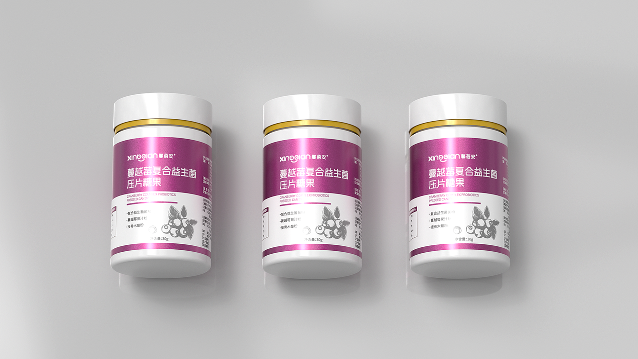 药装包装设计案例 益生菌压片糖果包装设计
