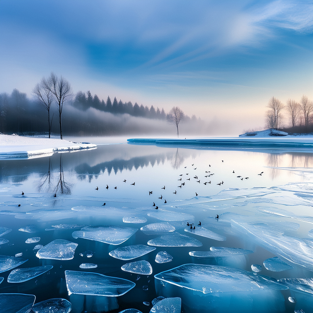 结冰的湖面（图ZMzgxNzQ2OTI4） - 风光摄影 - 站酷设计师GGGboy原创素材 - 站酷ZCOOL