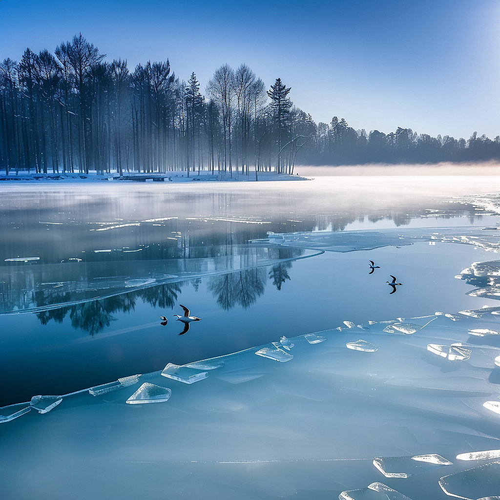 结冰的湖面（图ZMzgxNzQ2OTMy） - 风光摄影 - 站酷设计师GGGboy原创素材 - 站酷ZCOOL