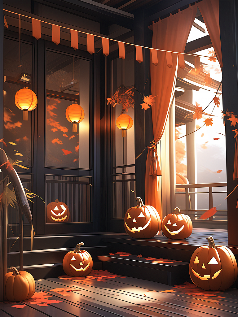 南瓜灯是最好的装饰