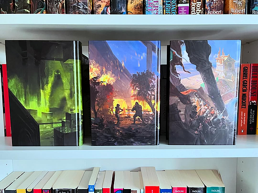 早期的一些插图外包和前期概念设计,还有一些客户返图