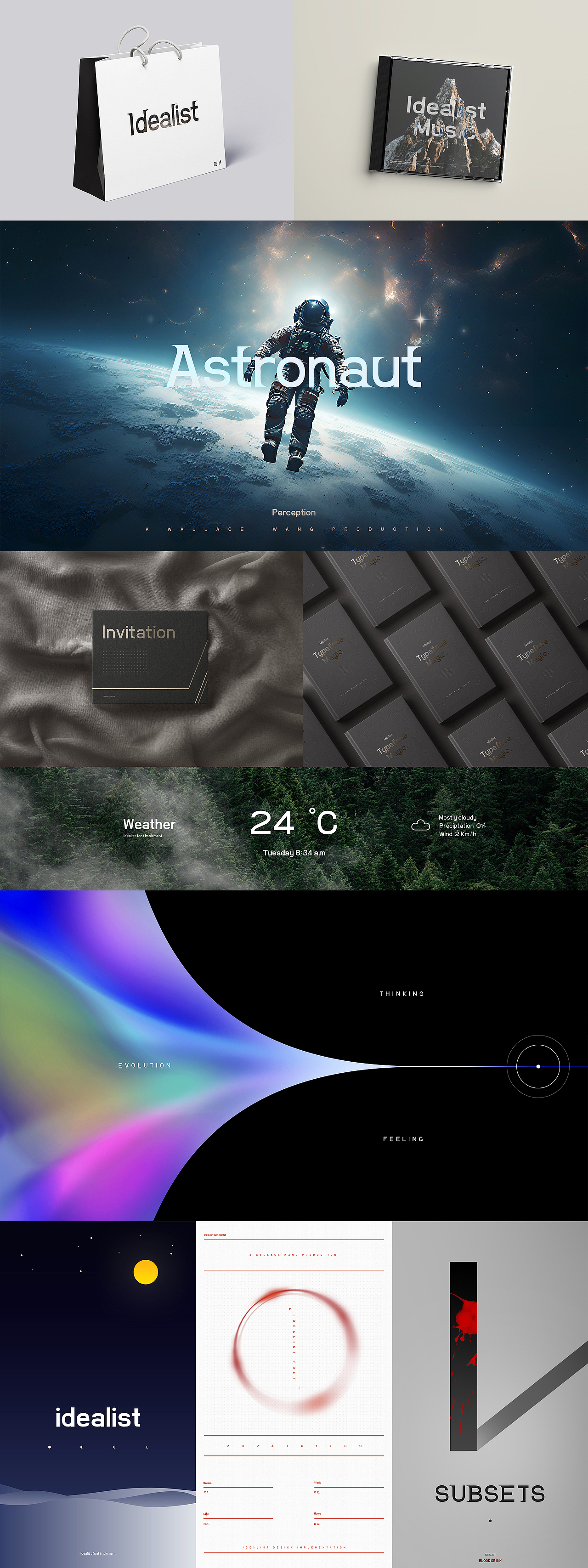 「Idealist」免费商用英文系列字体