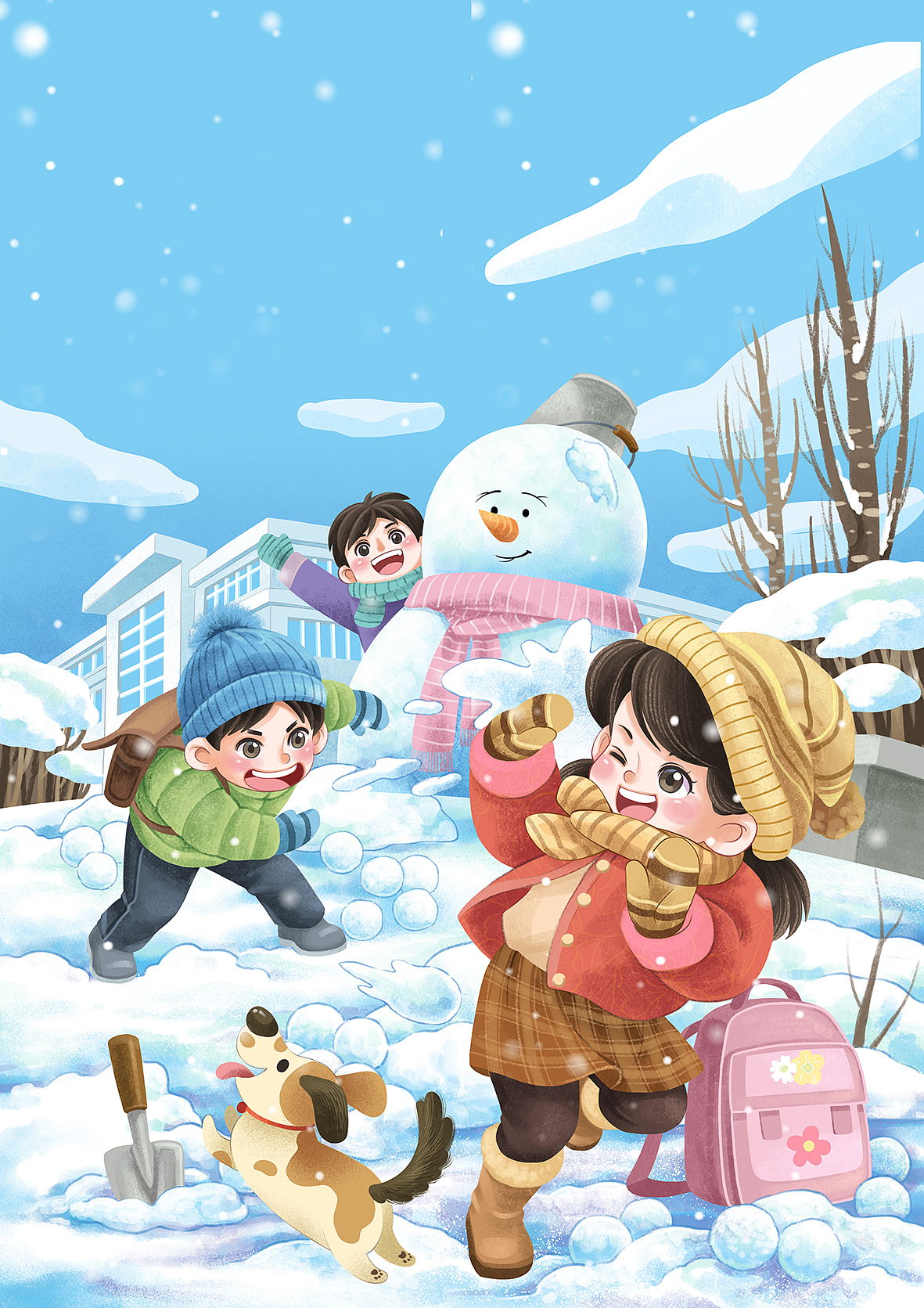 儿童杂志封面和内插