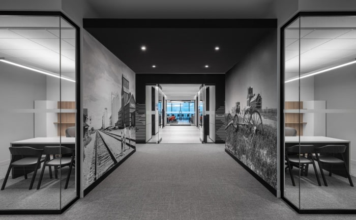 办公室体现了精致的优雅 拥有简洁的线条和一丝不苟的细节