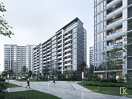 接住宅效果圖渲染后期