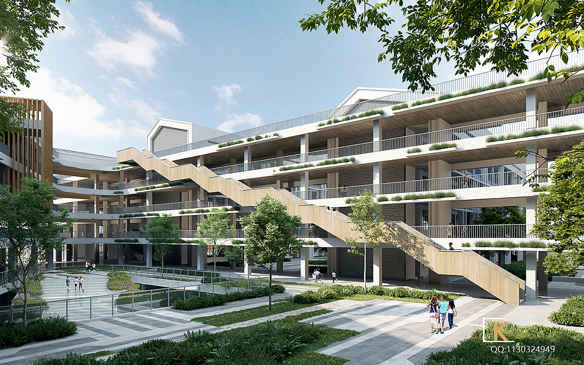 接各类学校、医院效果图渲染后期（图ZMzgxNzc1NjQ4） - 建筑/空间 - 站酷设计师透明的世界1989原创素材 - 站酷ZCOOL