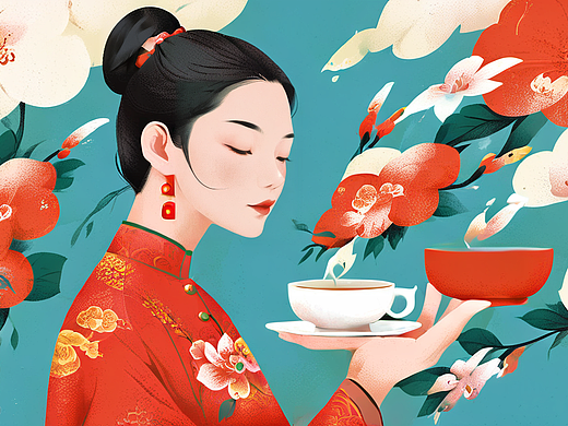 AIGC国风海报插图