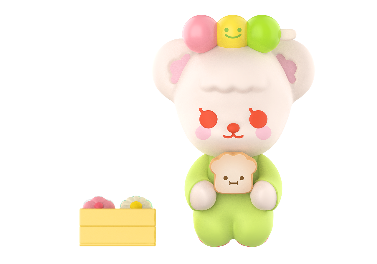 奇萌泰迪芙儿盲盒设计(名创)