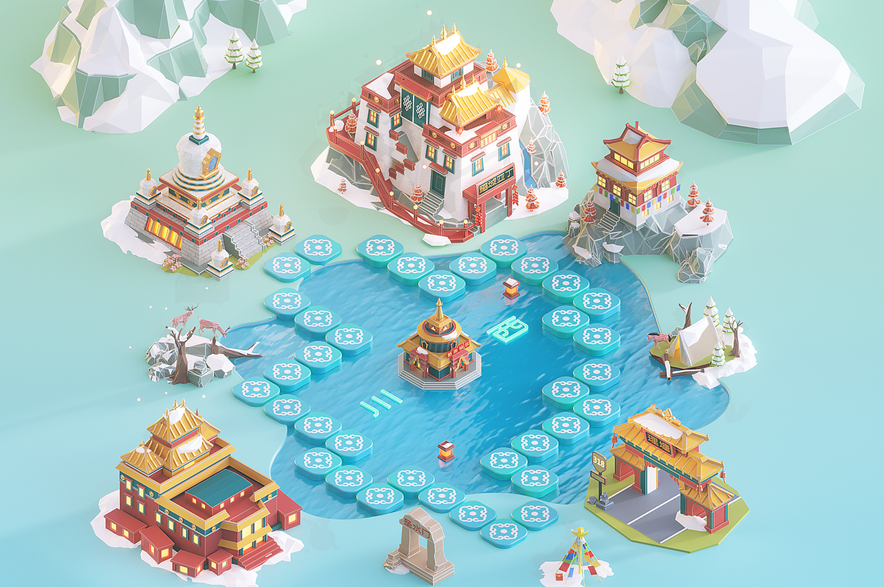 场景类-小游戏（图ZMzgxNzkyMzA0） - 场景 - 站酷设计师GENHAOSANN原创素材 - 站酷ZCOOL