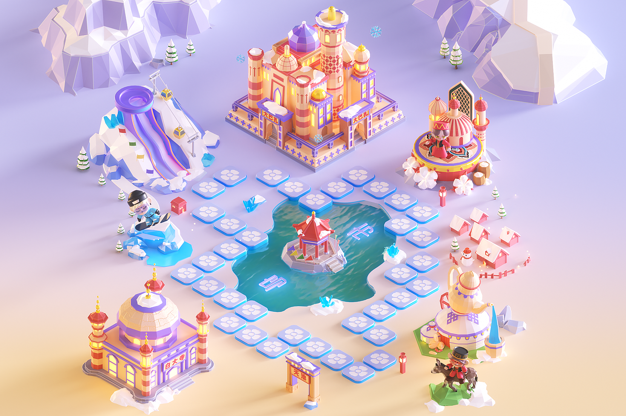 场景类-小游戏（图ZMzgxNzkyMzIw） - 场景 - 站酷设计师GENHAOSANN原创素材 - 站酷ZCOOL