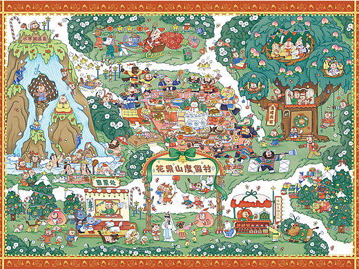 花果山度假村的圣诞