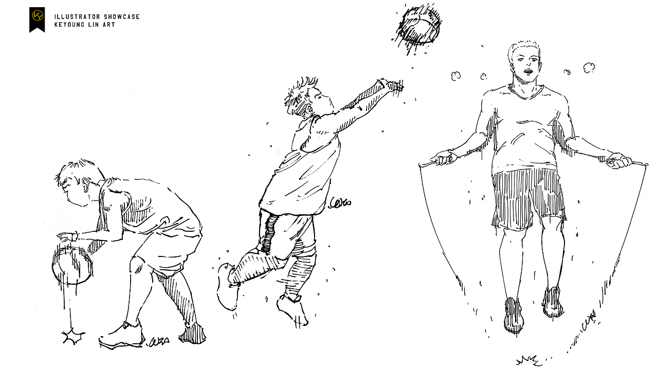 KEYO速写簿丨2024年10-11月插画合集