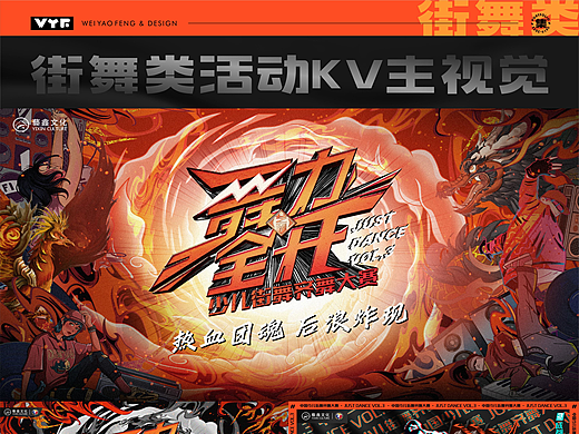 街舞活动KV主视觉海报