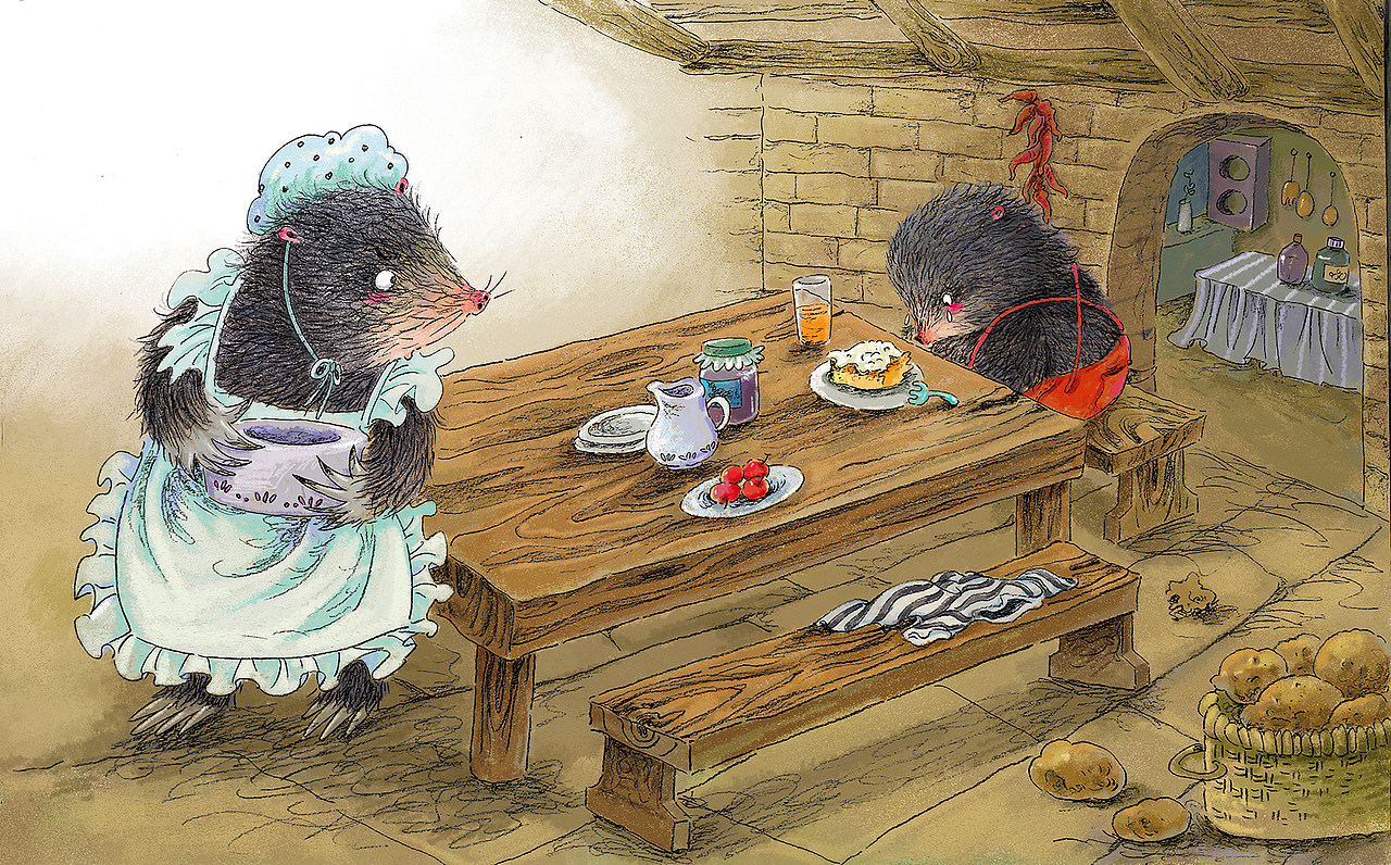 离家出走的小鼹鼠》绘本-儿童情绪管理（图ZMzgxODMxMTM2） - 绘本 - 站酷设计师吕秋梅儿童插画原创素材 - 站酷ZCOOL