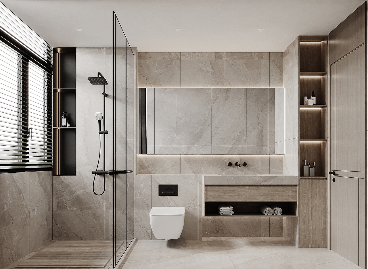 高级感十足的意式轻奢大平层~（图ZMzgxODMyNTAw） - 家装设计 - 站酷设计师仟仟设计原创素材 - 站酷ZCOOL