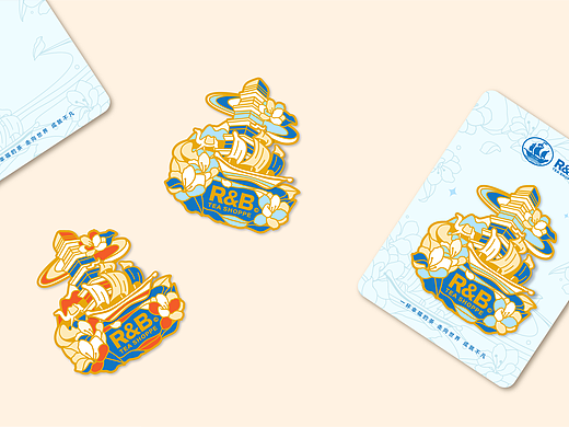 R&B ╳ 盒胜盒 | 茶饮品牌徽章设计