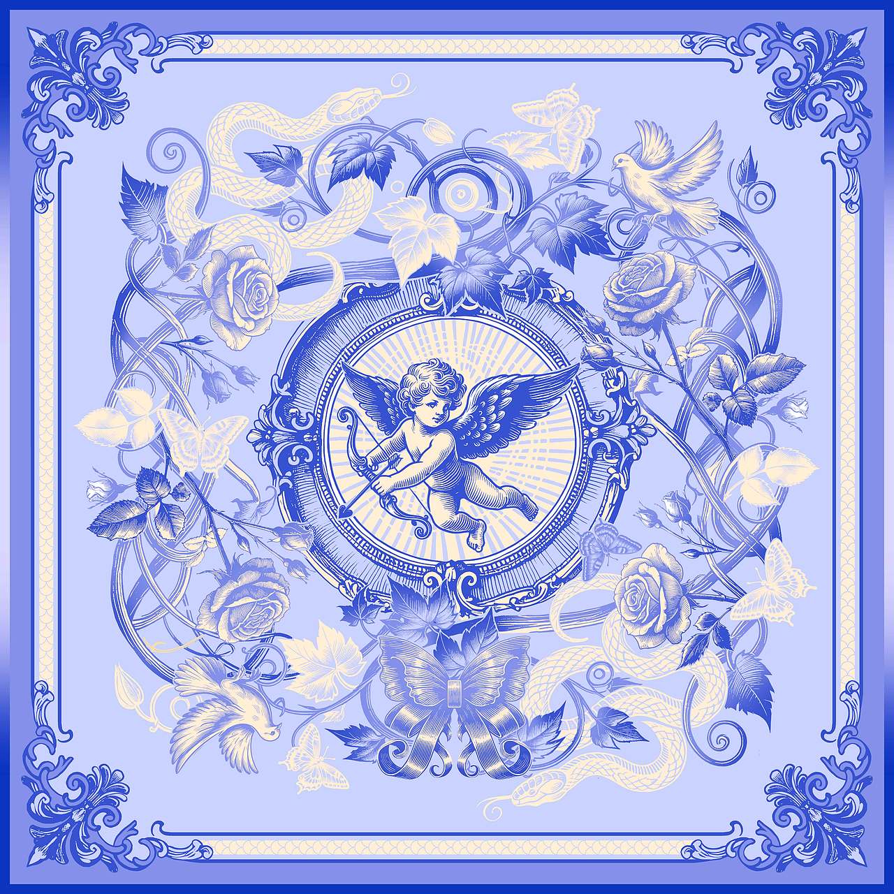 双蛇之影/蛇年插画（图ZMzgxODQwOTc2） - 商业插画 - 站酷设计师饺子Leo原创素材 - 站酷ZCOOL