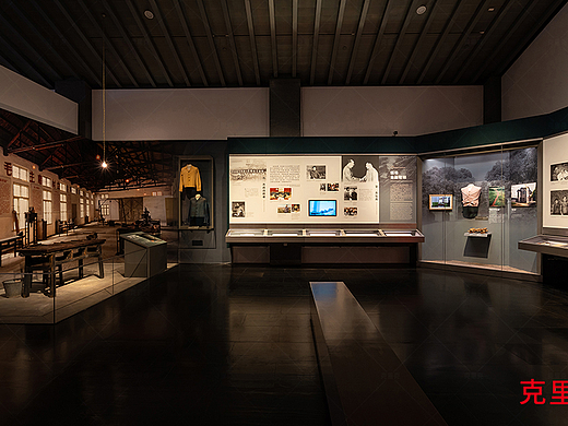 纪念馆展陈展柜设计