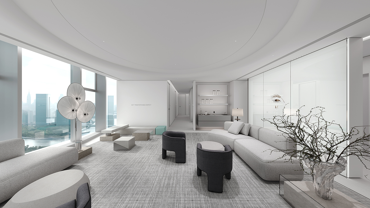 凯派设计｜新作 麦颜深圳首家 专注眼袋医疗美容诊所（图ZMzgxODY0ODc2） - 商业空间设计 - 站酷设计师kaipaisz原创素材 - 站酷ZCOOL