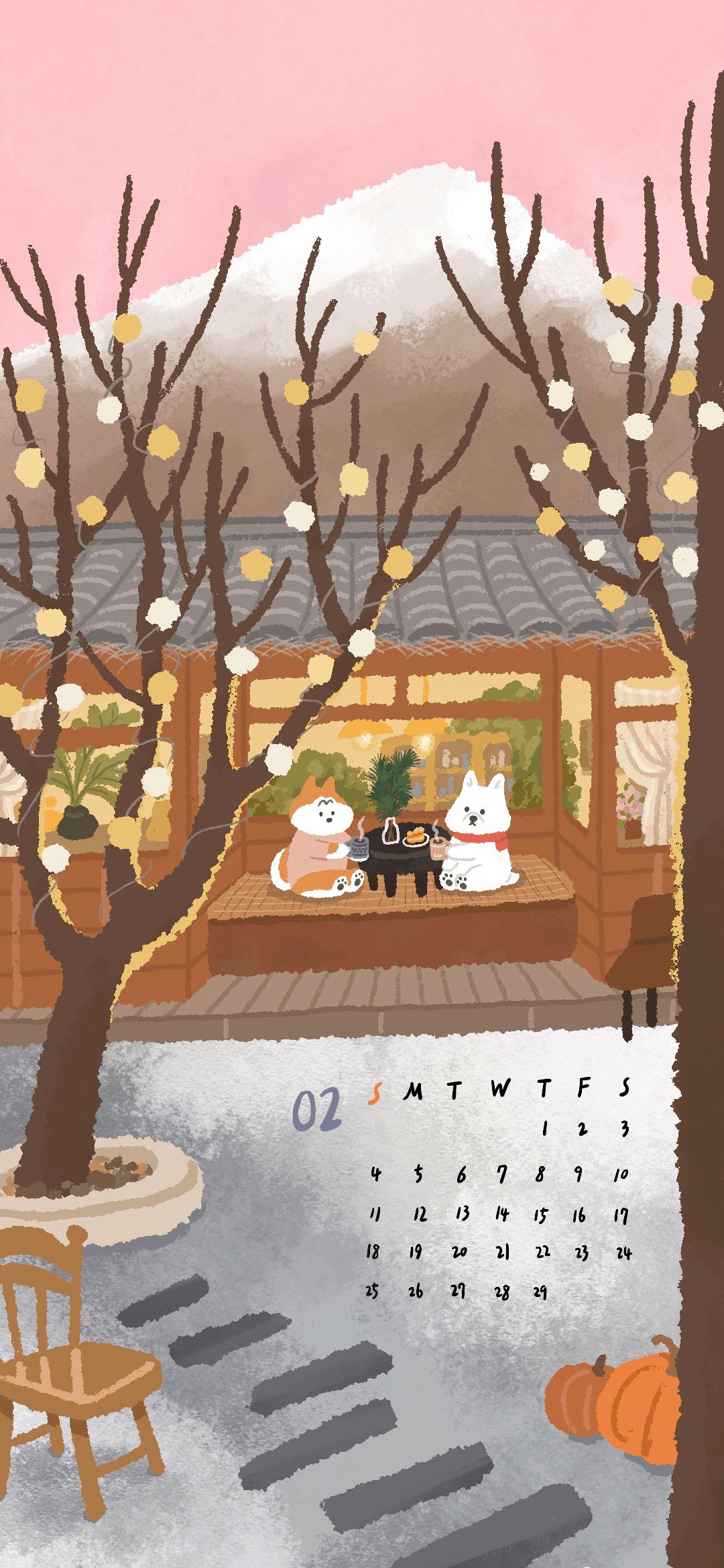 2024手绘壁纸合集（图ZMzgxODkxMzI0） - 商业插画 - 站酷设计师小猫头巾原创素材 - 站酷ZCOOL