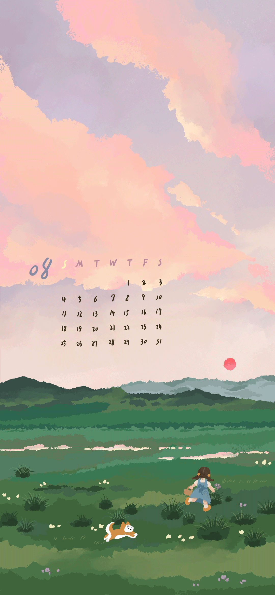 2024手绘壁纸合集（图ZMzgxODkyMTA4） - 商业插画 - 站酷设计师小猫头巾原创素材 - 站酷ZCOOL