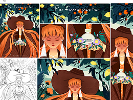 商業(yè)插畫(huà)-時(shí)尚扁平插畫(huà)練習(xí)