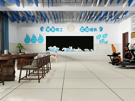 海洋風(fēng)文化中心（個人主頁-ZNzA5NTExMDQ=） - 其他空間 - 站酷設(shè)計師西安對白工作室原創(chuàng)素材 - 站酷ZCOOL