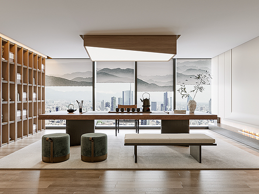 新中式茶室分享