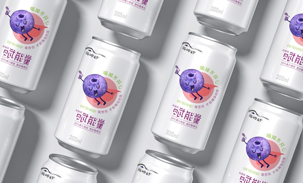 蓝莓野樱莓饮料