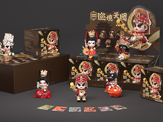 《巡境天团》游神文创潮玩IP设计