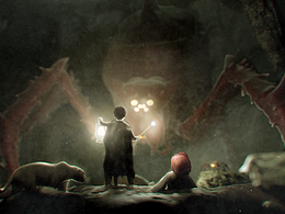 C4D油畫風(fēng)格   蜘蛛洞穴