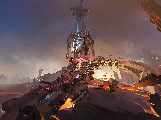 2021年工作图，星穹脉冲塔