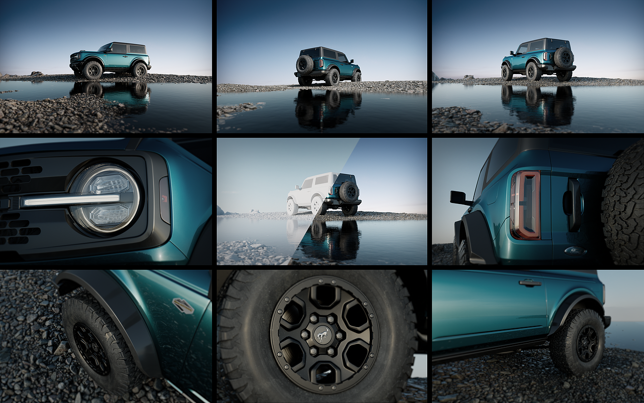 【Ford】 汽車渲染（圖ZMzgxOTgxNTc2） - 場景 - 站酷設(shè)計師owen戒原創(chuàng)素材 - 站酷ZCOOL