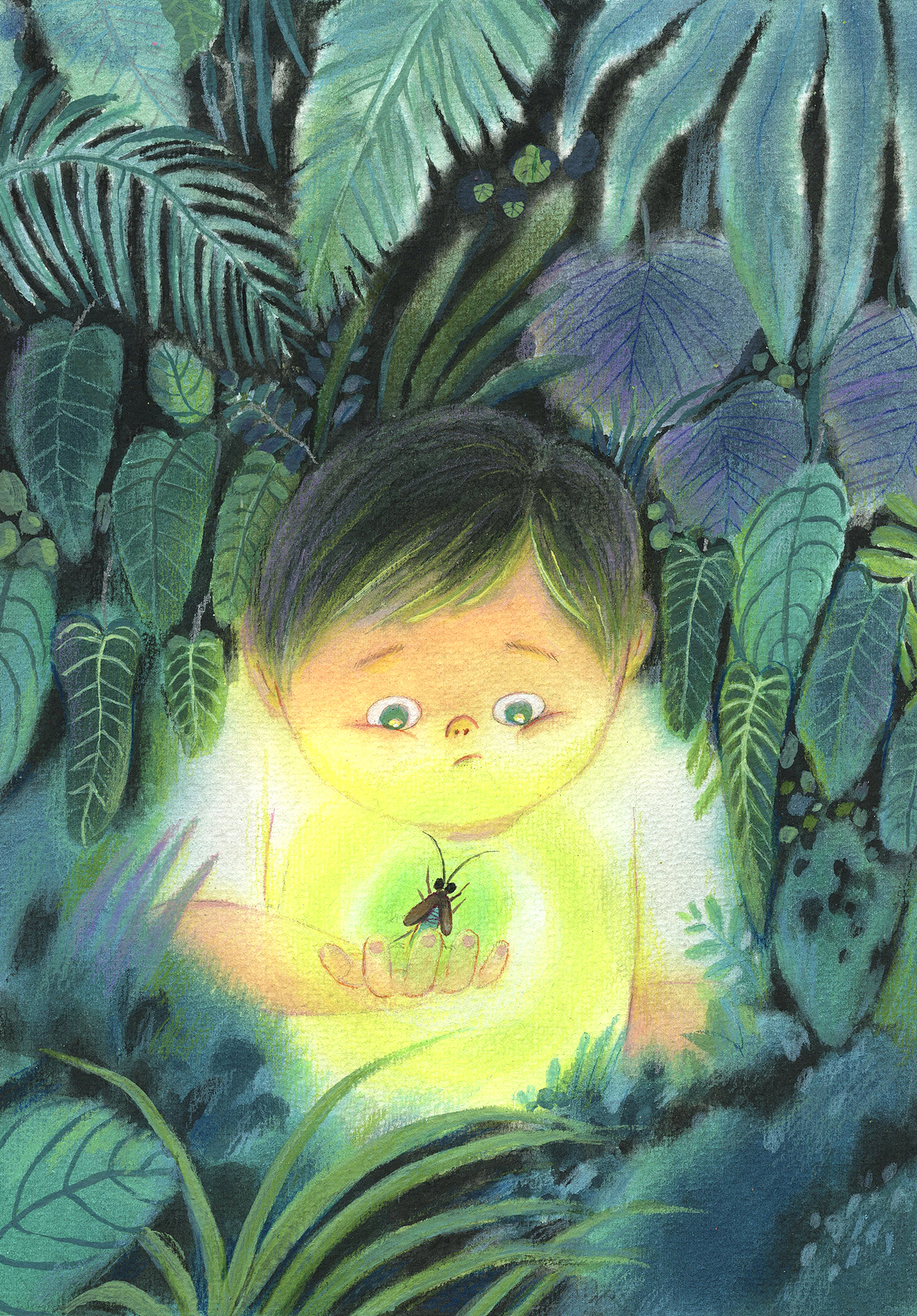 一个盲孩子的童话故事