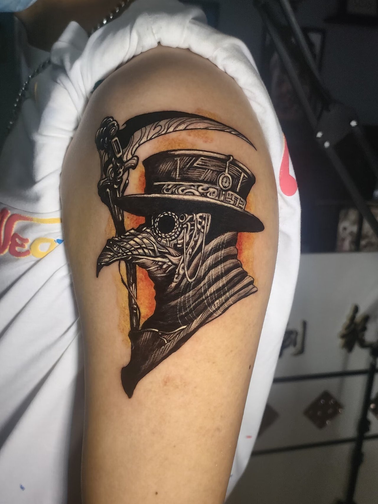 北京昌平卧龙刺青李辰纹身作品